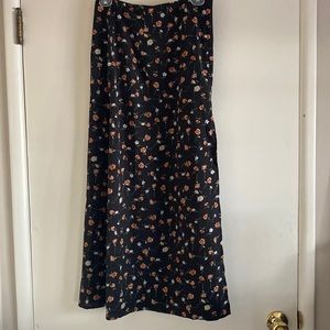 Floral midi/maxi skirt
